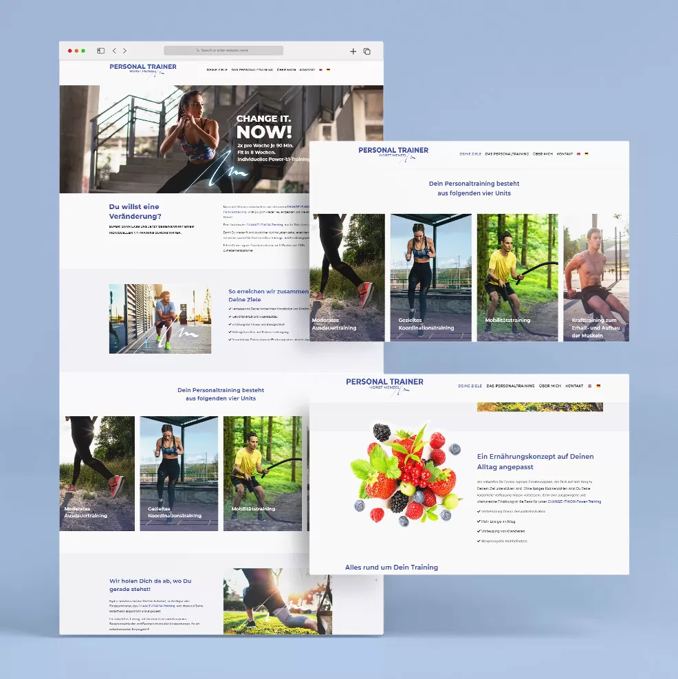 Website Relaunch HM Personaltrainer Berlin Charlottenburg