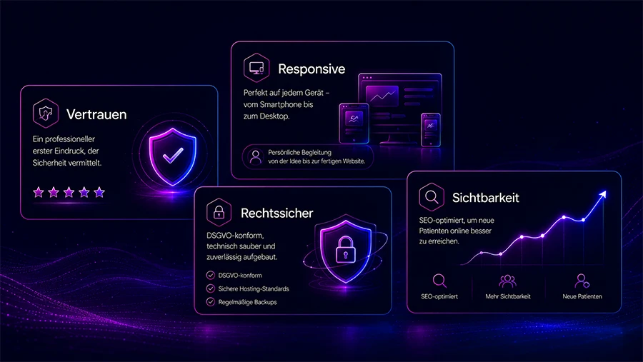 Webdesign für Arztpraxen in Berlin – moderne Praxiswebsite für Ärzte