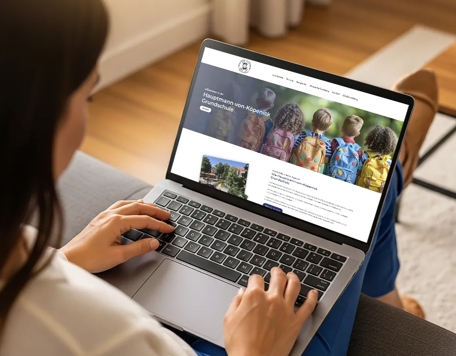 Website Referenz Hauptmann-von-Köpenick Grundschule in Berlin