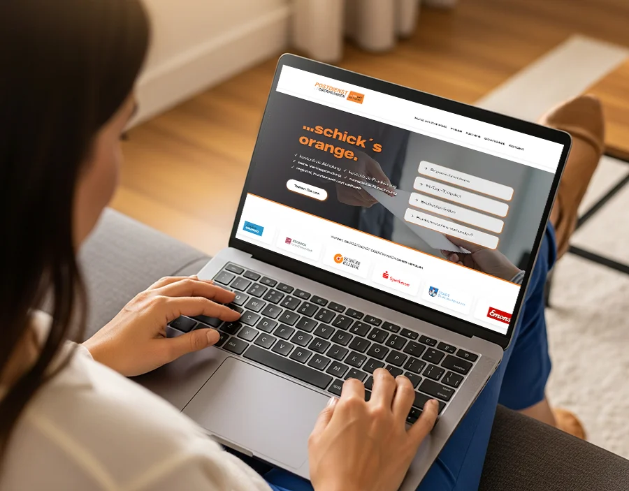 Webdesign Referenz Postdienst Oberfranken