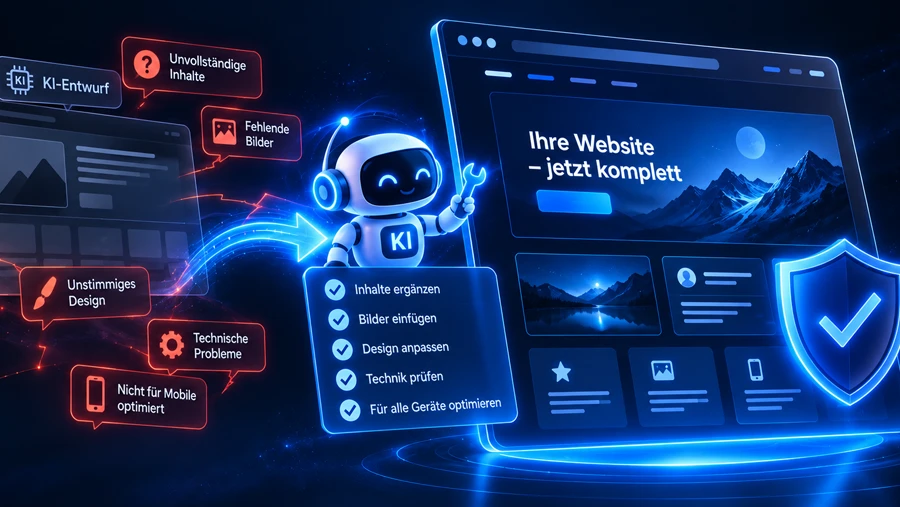 typische Probleme nach dem KI-Entwurf