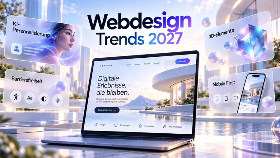 Webdesign Trends 2027: Diese Website-Trends setzen wir bei dailyseven um