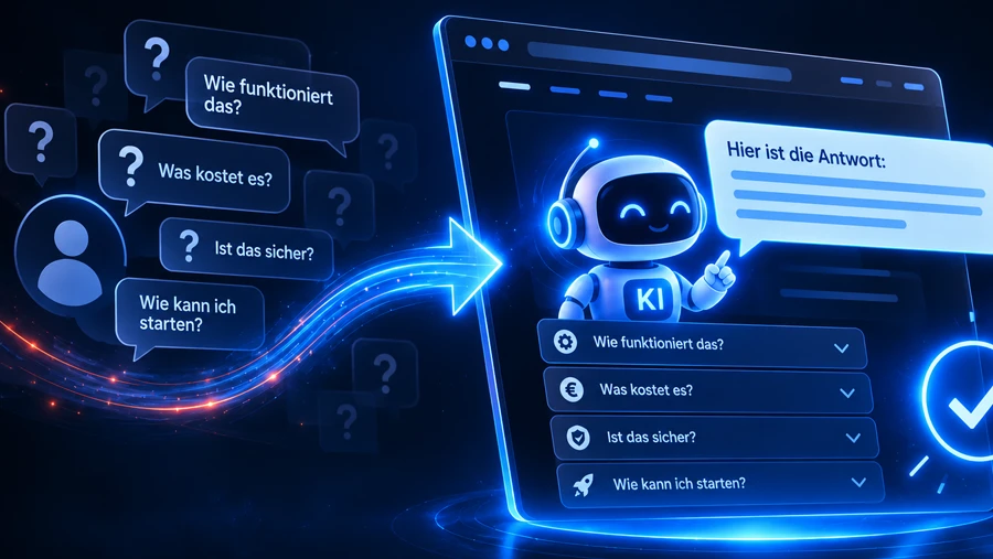 Website-Fragen automatisch beantworten mit KI